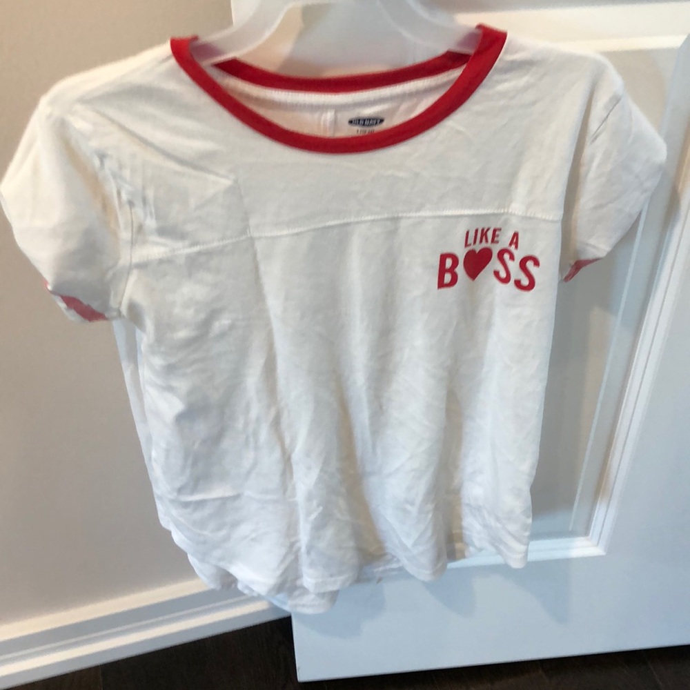white shirt